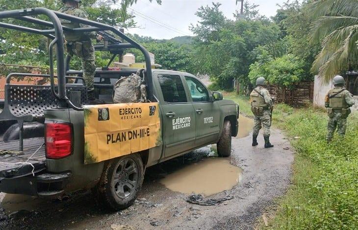 Sedena activa Plan DN-III-E por lluvias en la zona norte de Veracruz