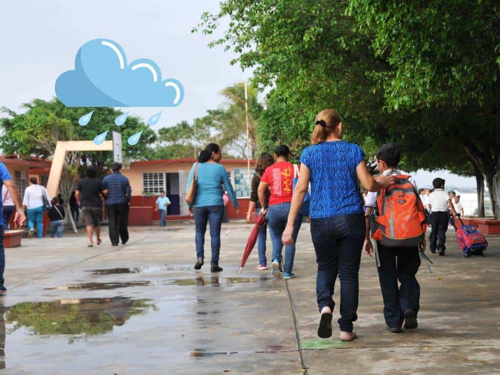 Suspenden clases en estos municipios del sur de Veracruz; estas escuelas trabajarían en línea en Coatzacoalcos