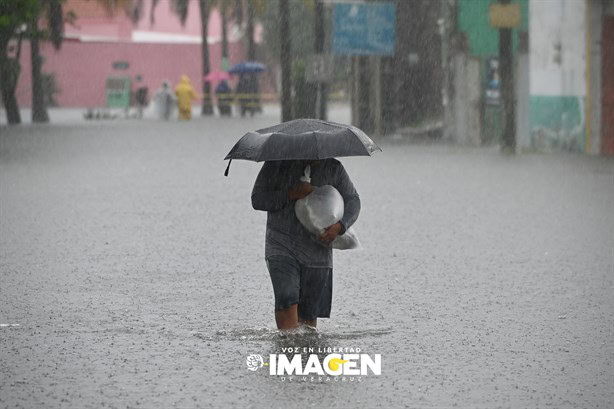 Evacuan a familias del fraccionamiento Floresta, en Veracruz | VIDEO