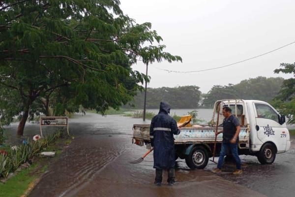 Colonias afectadas y atenciones que ofreció el Ayuntamiento de Veracruz por fuertes lluvias