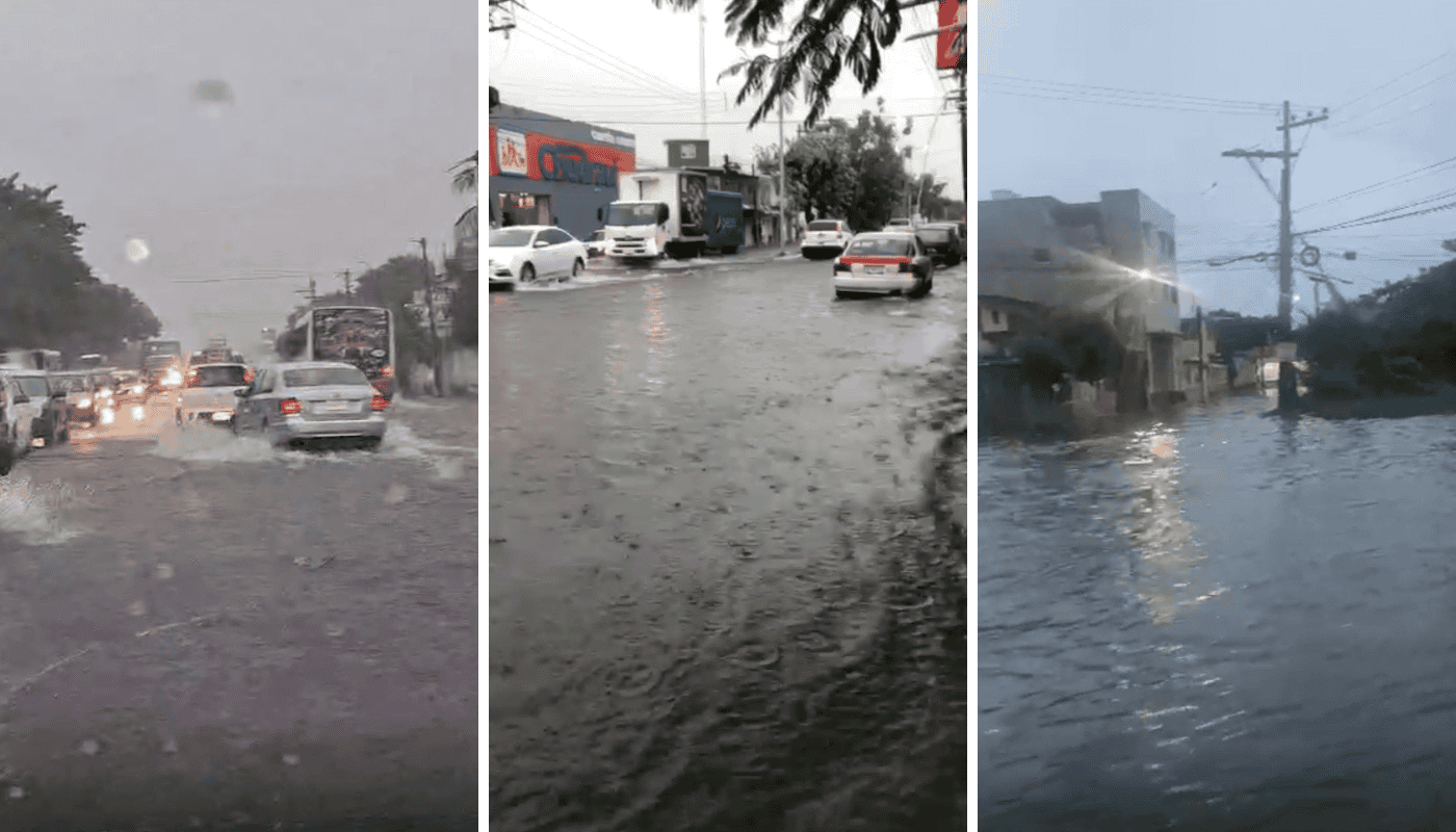 Lluvias provocan inundaciones en algunas colonias de Boca del Río