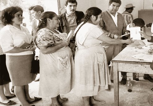 El voto femenino mexicano