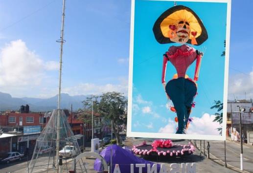 Misantla se prepara para presumir a la Catrina más grande de México