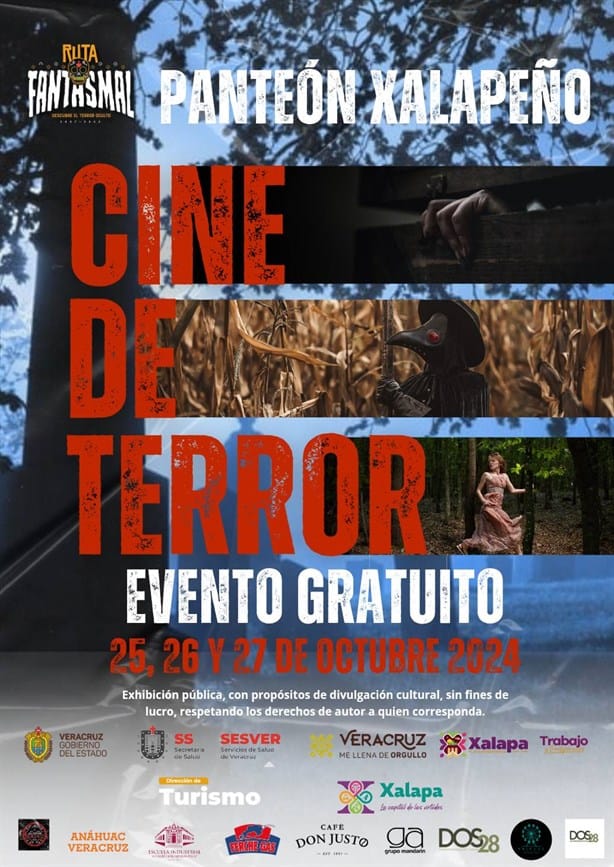 Proyectarán películas de terror en este panteón de Xalapa