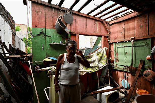 Solo pensé en salvar la vida de mi familia; turbonada tira casa en colonia Veracruz