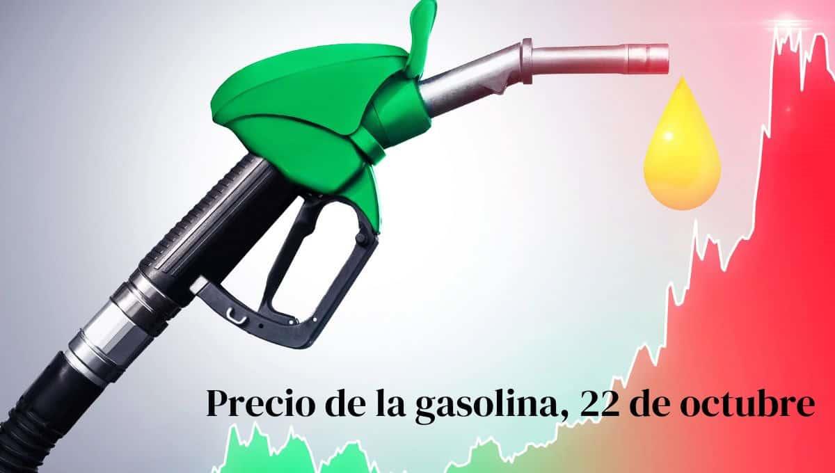 Este es el precio de la gasolina en México hoy martes 22 de octubre