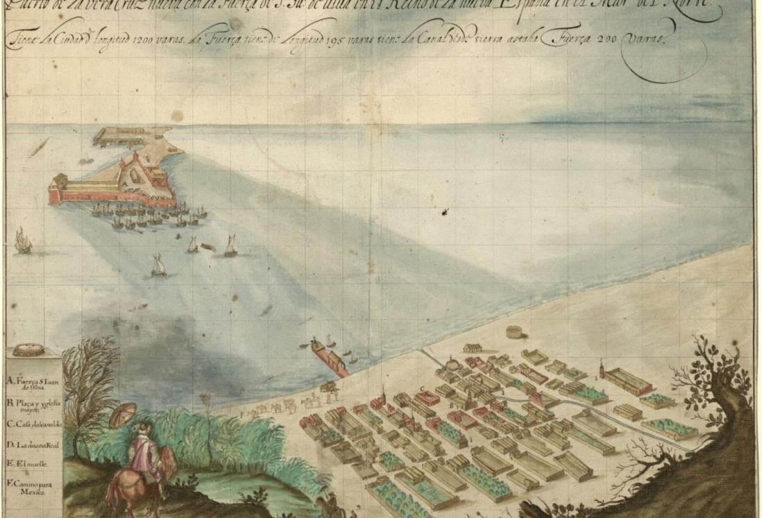 Esta era la ruta que tenía el río Tenoya atravesando el centro de Veracruz