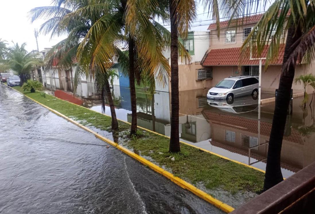 Fraccionamiento Floresta sigue bajo el agua tras 24 horas de lluvias