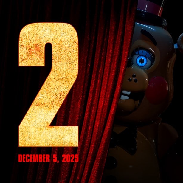 Five Nights at Freddys 2: Póster confirma fecha de estreno y revela nuevo animatrónico.