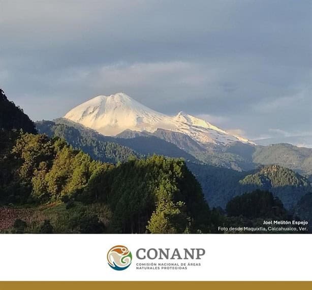 Se cubre de nieve el Pico de Orizaba