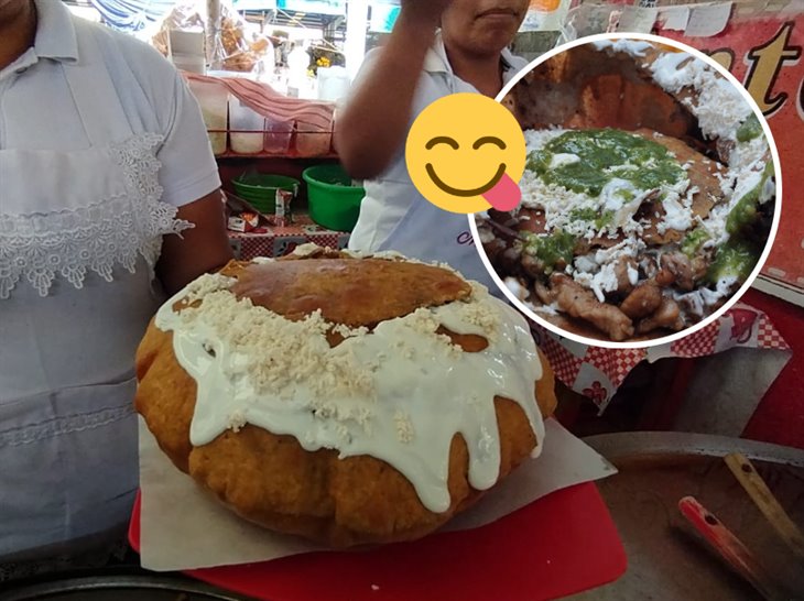 ¿Las has probado?; gorditas gigantes del Mercado Cerritos de Orizaba, conócelas