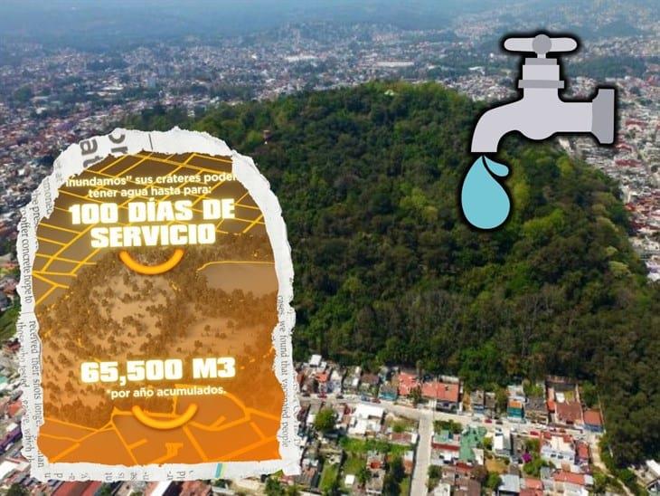 Proponen "inundar" el cerro de Macuiltépetl para abastecer de agua a Xalapa