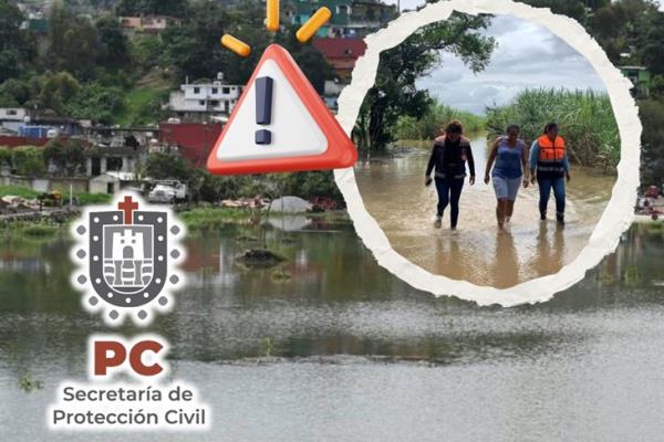 ¡Alerta! Sur de Veracruz se prepara ante desbordamiento de ríos