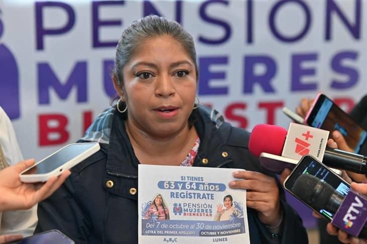 Avanza en Veracruz el registro a la Pensión Mujeres Bienestar, de 63 a 64 años