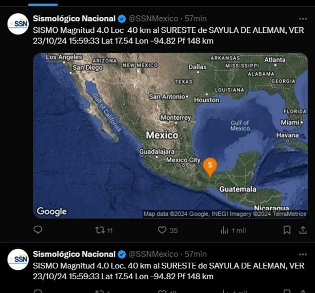 Entre lluvias e inundaciones, Sayula es epicentro de sismo este miércoles ¿lo sentiste?