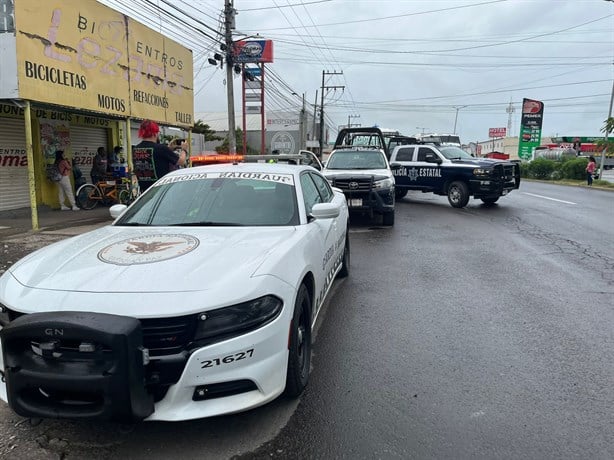 Balazos en Veracruz: Hieren a joven cerca de banco en Tejería Veracruz por presunto asalto