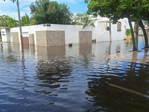 Calles del Floresta siguen inundadas a tres días de las fuertes lluvias en Veracruz | VIDEO