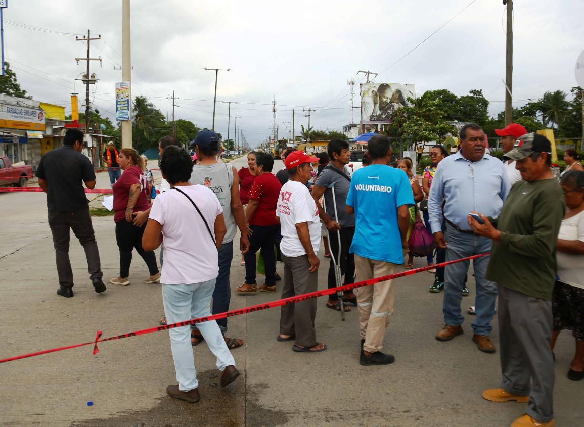 Bloqueo frente a La Alameda; estos son las solicitudes de los manifestantes