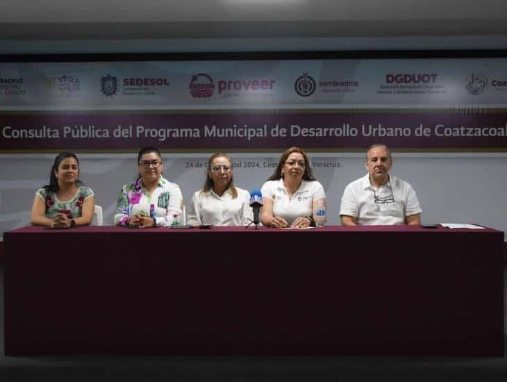 Realizan consulta pública para el Programa Municipal de Desarrollo Urbano de Coatzacoalcos