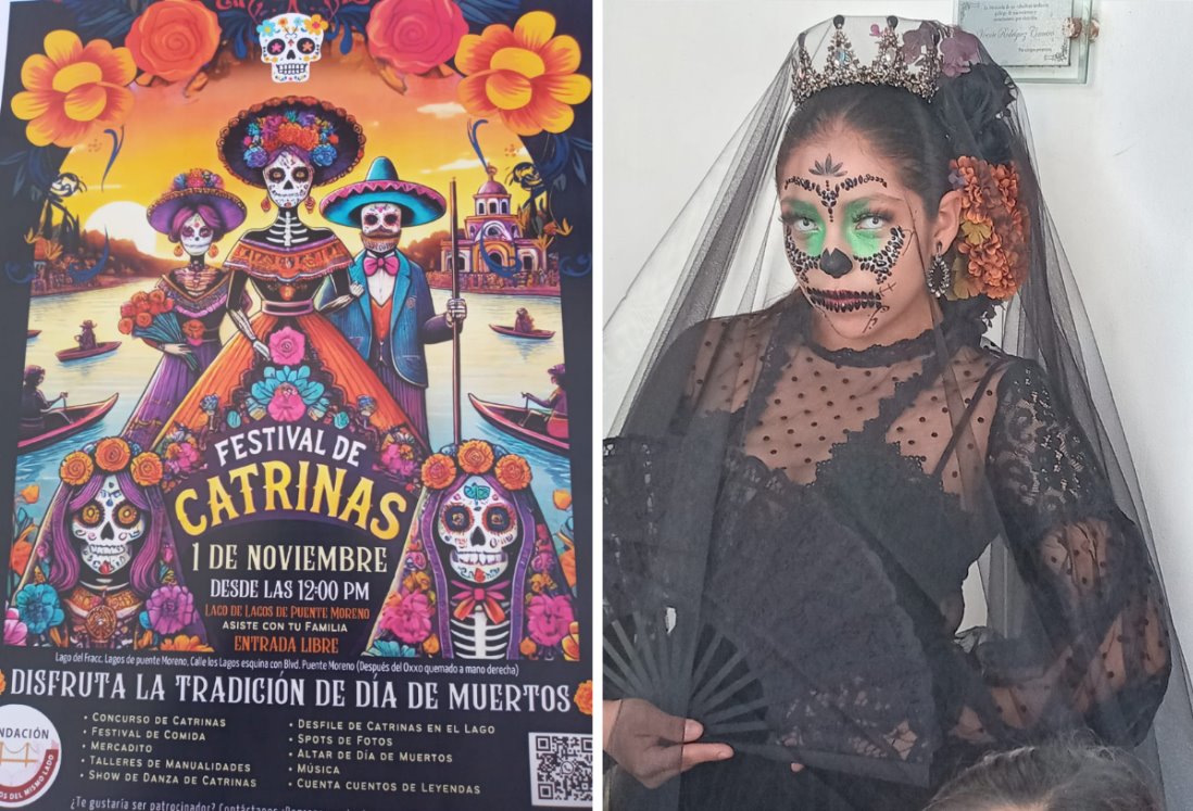 Anuncian el Festival de Catrinas Lagos de Puente Moreno, en Medellín