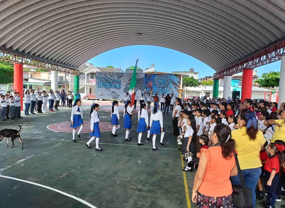 Conmemoraron el 79 aniversario de la ONU en Moloacán | VIDEO