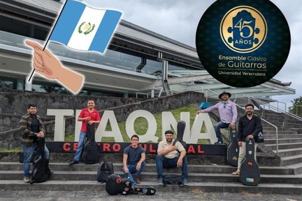 ¡De Veracruz para el mundo! Ensamble Clásico de Guitarras de la UV estará en Guatemala