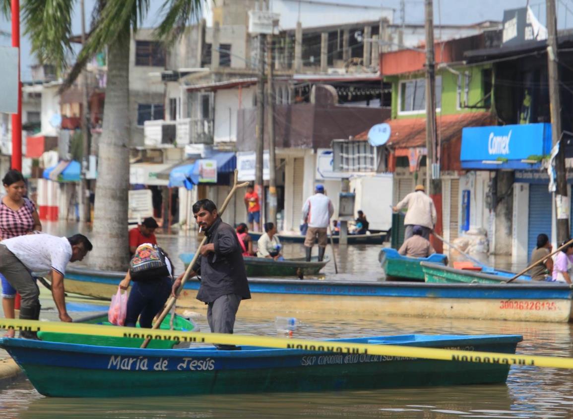 Minatitlán padece escurrimientos; vigilancia especial en ríos Coatzacoalcos y Papaloapan