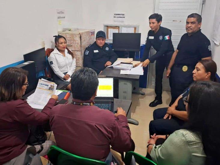 Realizan supervisión a policías municipales de Poza Rica y Tihuatlán