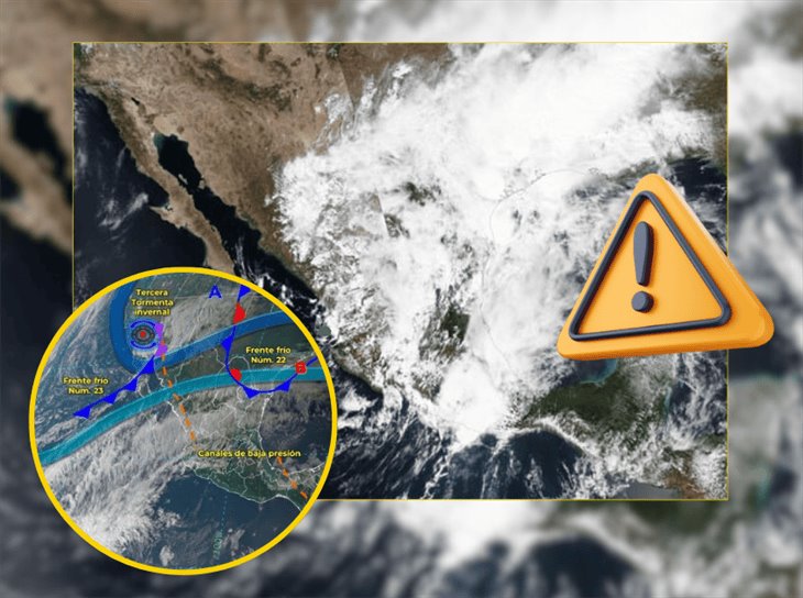 Llega la primera tormenta invernal a México: ¿cuándo y qué estados afectará?