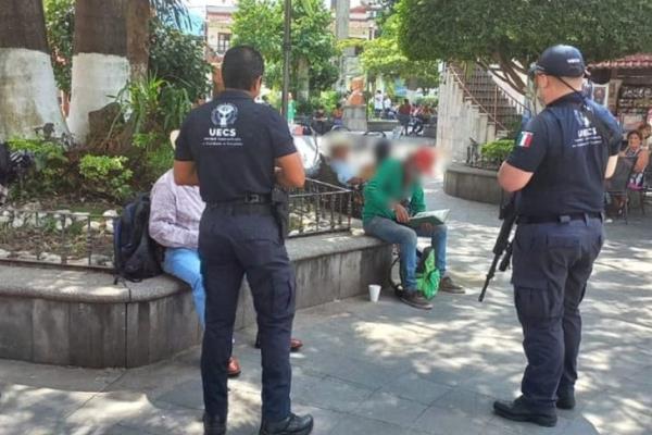 UECS recorre Misantla para orientar a la población sobre la prevención de delitos