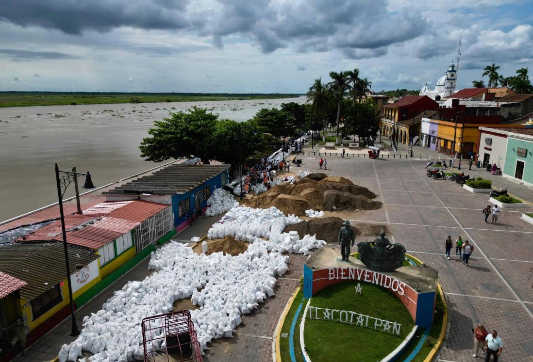 Alerta Conagua: crecida de los niveles de ríos en Veracruz afectarían a Tlacotalpan