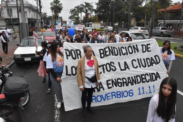 Más de 700 personas marchan por la paz en Orizaba (+Video)