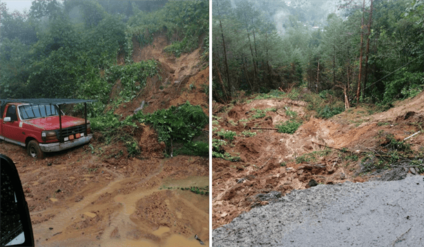 Lluvias y derrumbes  en Soledad Atzompa dejan 400 viviendas destruidas