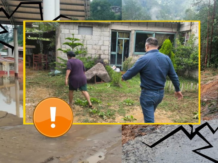 Lluvias y derrumbes  en Soledad Atzompa dejan 400 viviendas destruidas