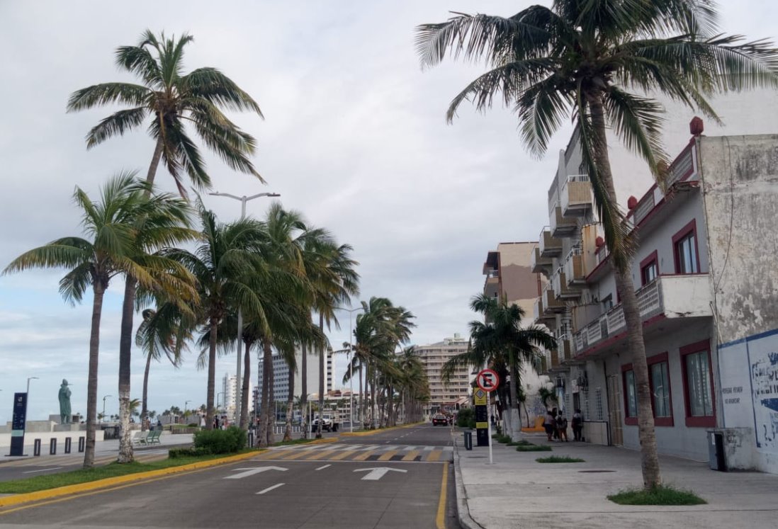 Así se vive la entrada del norte en Veracruz este 26 de octubre