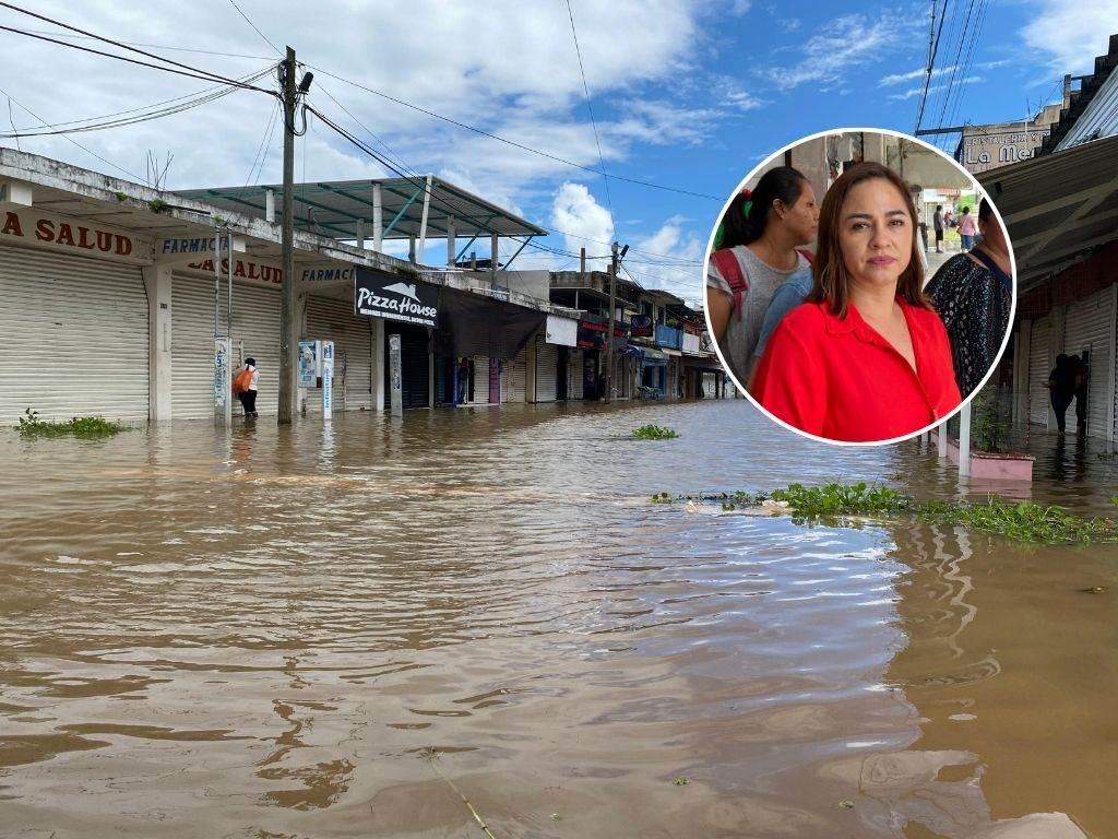 Lamentan falta de comunicación con Protección Civil, locatarios de Minatitlán