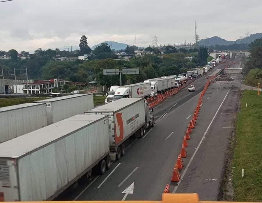 Tramo afectado por deslave en Cumbres de Maltrata permanecerá cerrado hasta nuevo aviso: Capufe