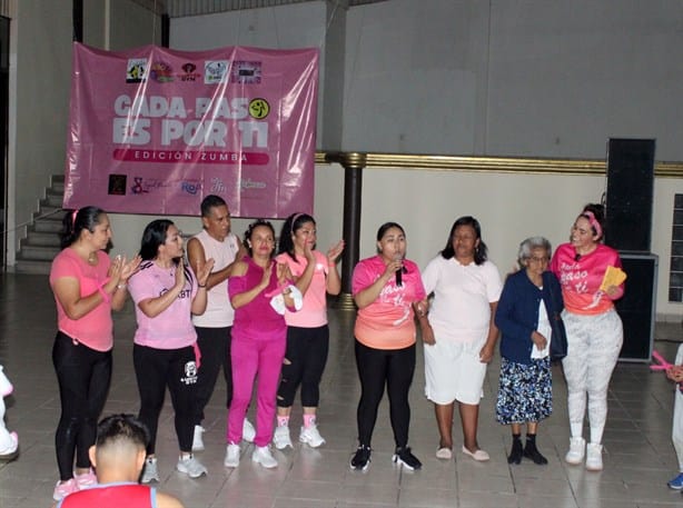 Misantla se une en Jornada de Zumba para apoyar a mujeres con cáncer