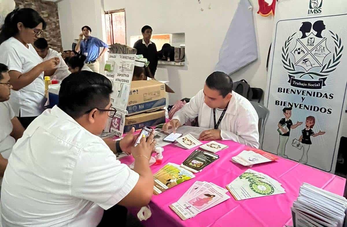 Realiza IMSS Veracruz Sur feria de la salud a favor de trabajadores del SUTERM