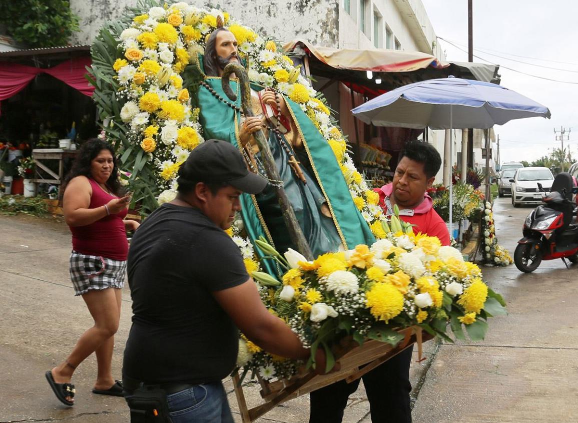 En Coatzacoalcos, creyentes demuestran su devoción a San Judas Tadeo