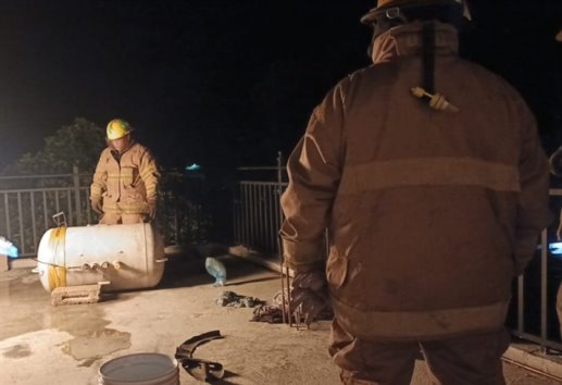 Se registra fuga de gas en la colonia Pedregal de Misantla