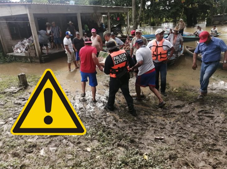 Continúa la emergencia en el sur de Veracruz; inundaciones llevan más de una semana