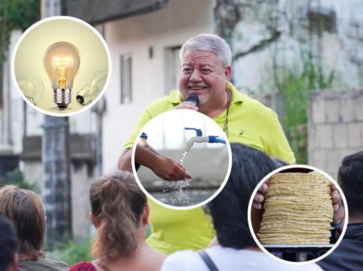 En Veracruz, se busca reducir las tarifas de luz, agua y precio de tortilla: Manuel Huerta 