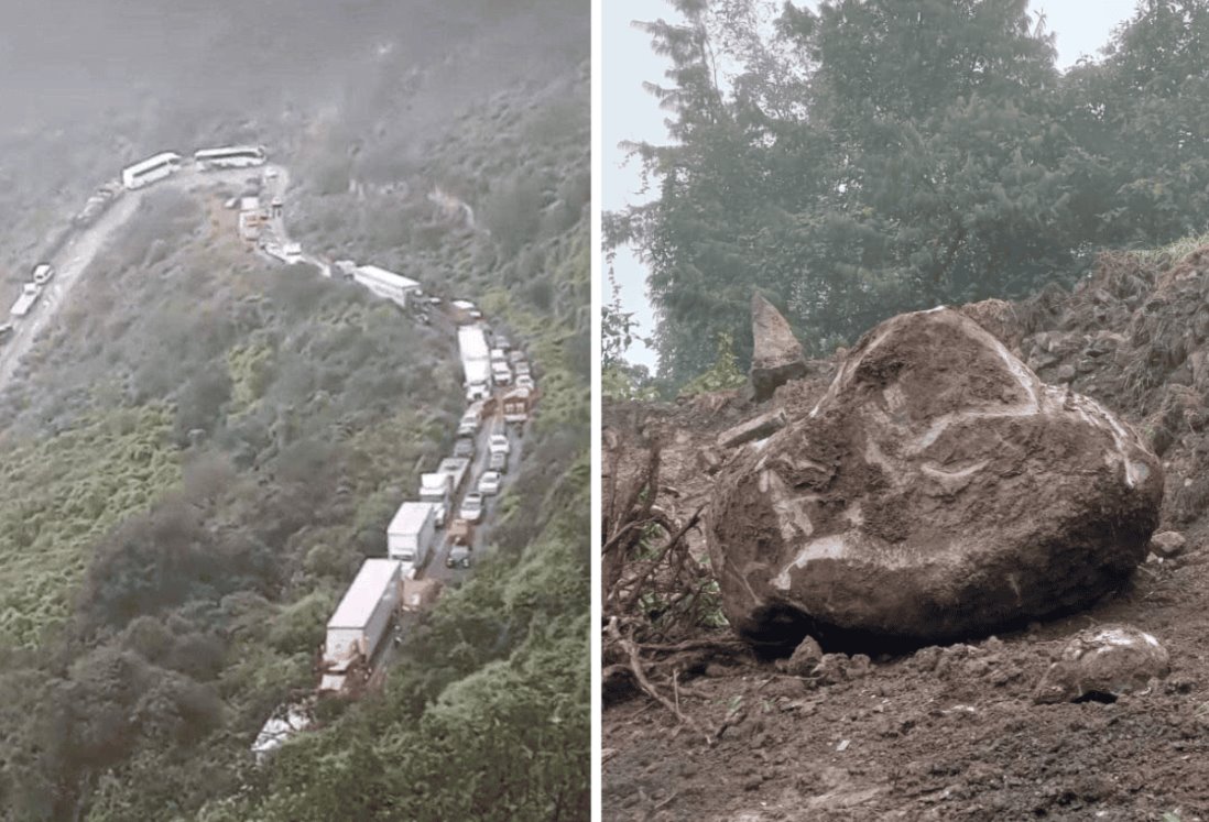 Derrumbes en autopista Orizaba-Puebla dejarán millonarias pérdidas para los transportistas