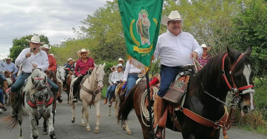 Cabalgata en honor a San Judas Tadeo reunió a 300 jinetes en Soledad de Dobaldo