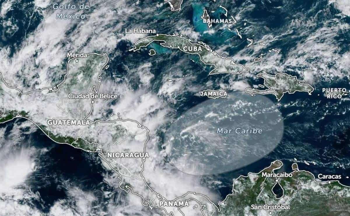 Conagua alerta por probabilidad de desarrollo de un ciclón tropical en el Mar Caribe