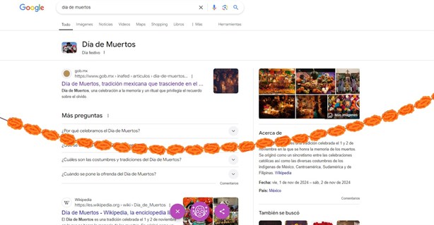 Google celebra el Día de Muertos en México con Doodle; así puedes verlo