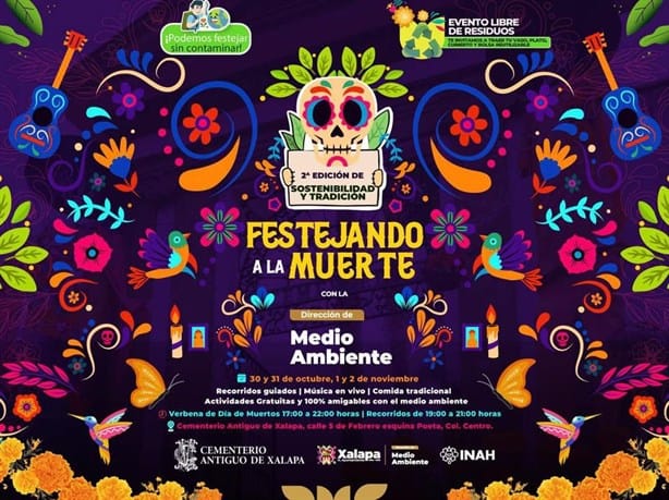 Festival Festejando a la Muerte en el Panteón 5 de febrero en Xalapa: ¡checa actividades! 