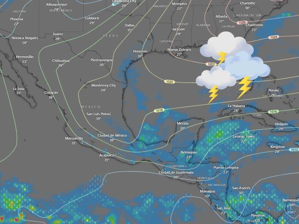 Nuevo Frente Frío y Ondas tropicales afectarán a México esta semana, así estará el clima en Coatzacoalcos