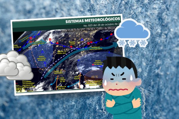 Frente Frío y Onda Tropical 28: Llegan las heladas ¿a qué estados de México estarían afectando?